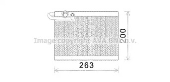 Испаритель, кондиционер AVA QUALITY COOLING PEV351