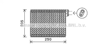 Испаритель, кондиционер AVA QUALITY COOLING PEV352