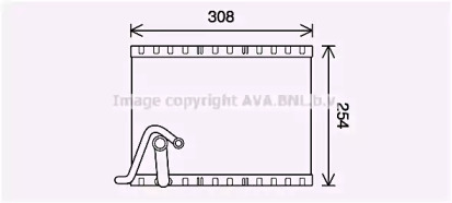 Испаритель, кондиционер AVA QUALITY COOLING PEV401