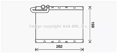 Испаритель, кондиционер AVA QUALITY COOLING PEV405