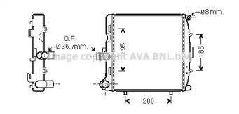 Теплообменник AVA QUALITY COOLING PR2055