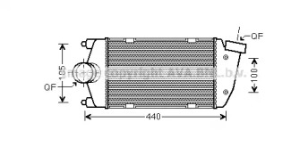 Интеркулер AVA QUALITY COOLING PR4061