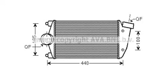 Интеркулер AVA QUALITY COOLING PR4068