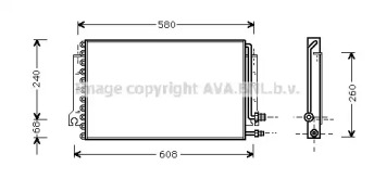 Конденсатор AVA QUALITY COOLING PR5024