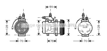 Компрессор AVA QUALITY COOLING PRK029