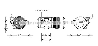 Компрессор AVA QUALITY COOLING PRK030