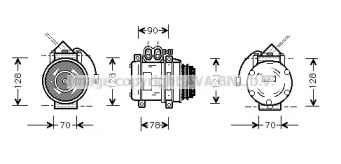 Компрессор AVA QUALITY COOLING PRK032