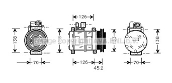 Компрессор AVA QUALITY COOLING PRK035