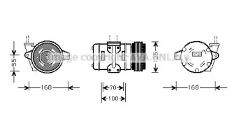 Компрессор AVA QUALITY COOLING PRK036