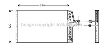 Конденсатор, кондиционер AVA QUALITY COOLING PT5001