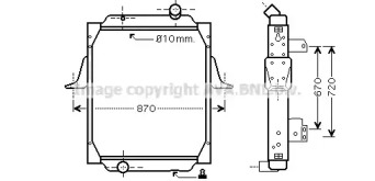 Теплообменник AVA QUALITY COOLING RE2067