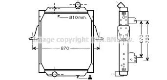 Теплообменник AVA QUALITY COOLING RE2070