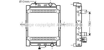 Теплообменник AVA QUALITY COOLING RE2073