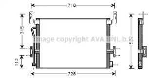 Конденсатор AVA QUALITY COOLING RE5013