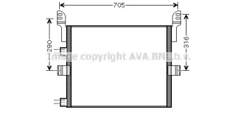 Конденсатор AVA QUALITY COOLING RE5054