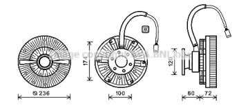 Сцепление AVA QUALITY COOLING REC101