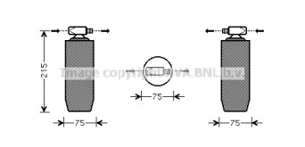 Осушитель AVA QUALITY COOLING RED056