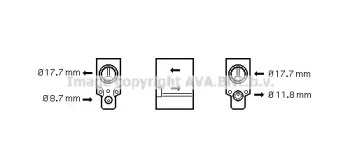 Клапан AVA QUALITY COOLING RT1488