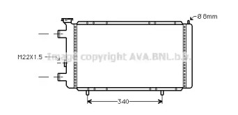 Теплообменник AVA QUALITY COOLING RT2022