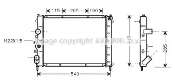 Теплообменник AVA QUALITY COOLING RT2231