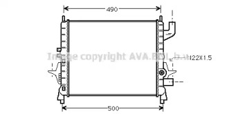 Теплообменник AVA QUALITY COOLING RT2238