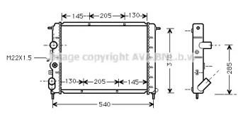 Теплообменник AVA QUALITY COOLING RT2258