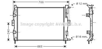 Теплообменник AVA QUALITY COOLING RT2306