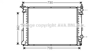 Теплообменник AVA QUALITY COOLING RT2319