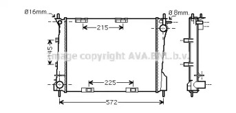 Теплообменник AVA QUALITY COOLING RT2372