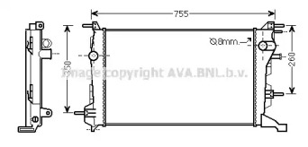 Теплообменник AVA QUALITY COOLING RT2410