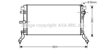 Теплообменник AVA QUALITY COOLING RT2418