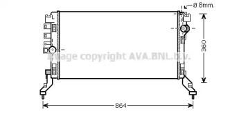 Теплообменник AVA QUALITY COOLING RT2419