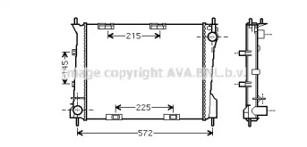 Теплообменник AVA QUALITY COOLING RT2554