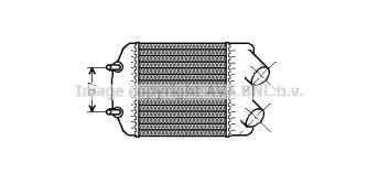 Интеркулер AVA QUALITY COOLING RT4148