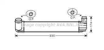 Интеркулер AVA QUALITY COOLING RT4411