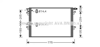 Конденсатор AVA QUALITY COOLING RT5297