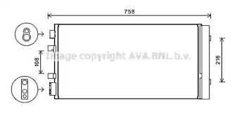 Конденсатор AVA QUALITY COOLING RT5483D