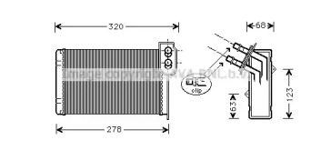 Теплообменник AVA QUALITY COOLING RT6099