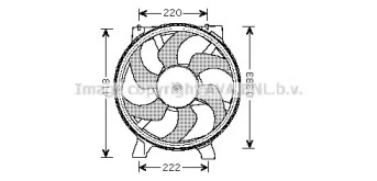 Вентилятор AVA QUALITY COOLING RT7523