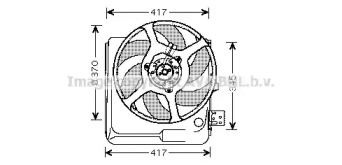 Вентилятор AVA QUALITY COOLING RT7524