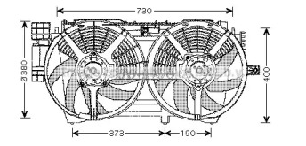 Вентилятор AVA QUALITY COOLING RT7530