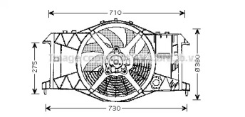 Вентилятор AVA QUALITY COOLING RT7533