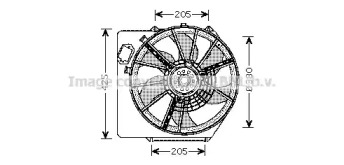 Вентилятор AVA QUALITY COOLING RT7536