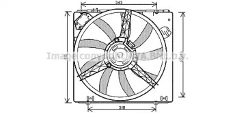 Вентилятор AVA QUALITY COOLING RT7540