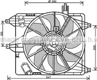 Вентилятор AVA QUALITY COOLING RT7544