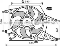 Вентилятор AVA QUALITY COOLING RT7548