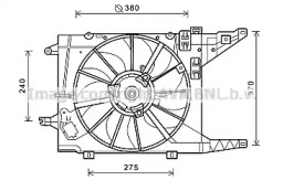 Вентилятор AVA QUALITY COOLING RT7550