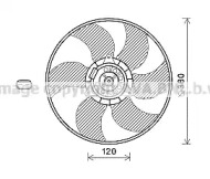 Вентилятор AVA QUALITY COOLING RT7604