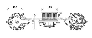 Электродвигатель AVA QUALITY COOLING RT8512