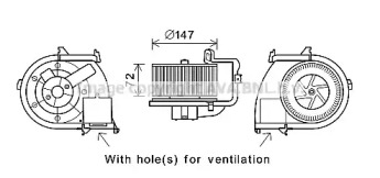 Электродвигатель AVA QUALITY COOLING RT8593